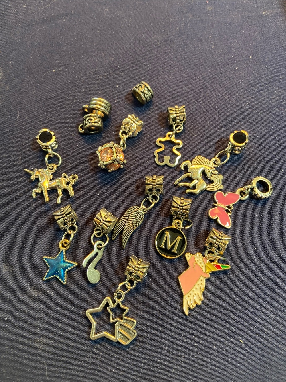 Assorted Charms & Metal Alloy Bails -